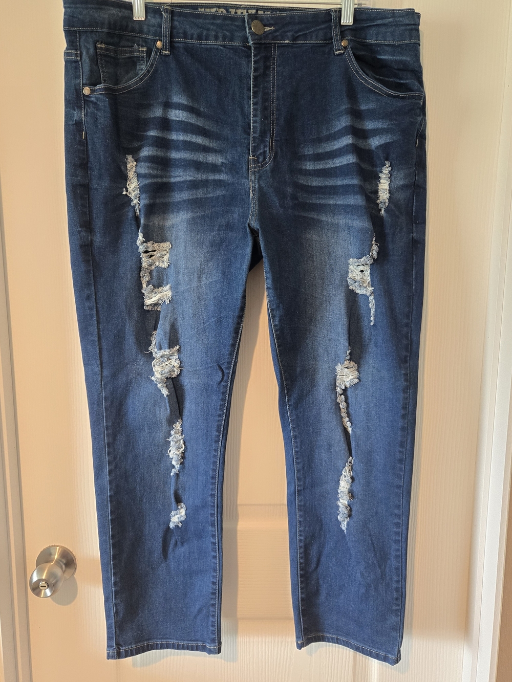VIP Dark Blue Distressed Women’s Jeggings